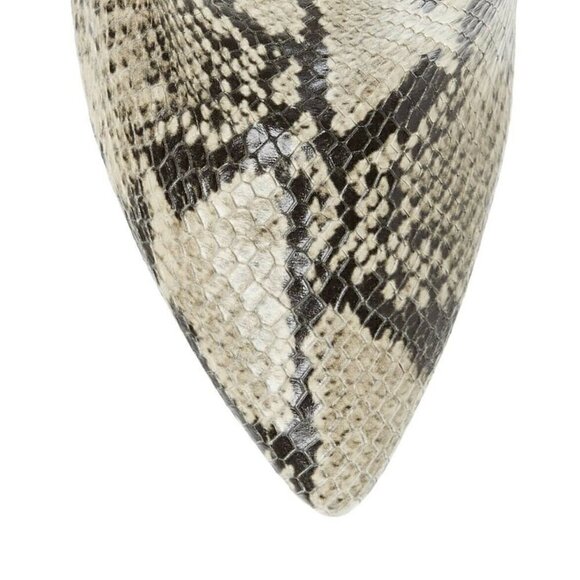 Sam Edelman Hilty Snake Leather Booties 5.5 NEW - Picture 6 of 8